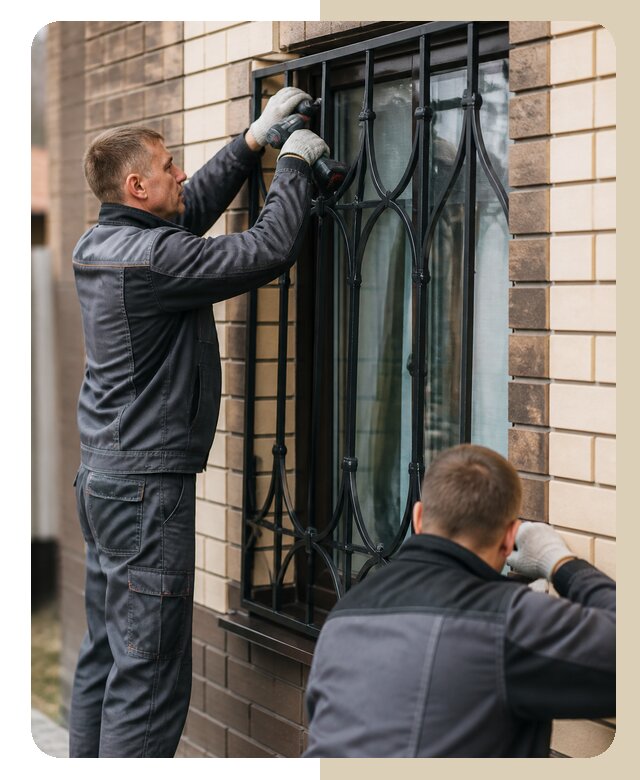 Установка решеток в дом в Иванове по цене от 3616 р. | ДвериЛегко-Внв