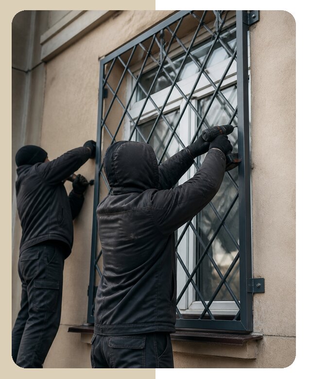 Установка антивандальных решеток на окна в Иванове